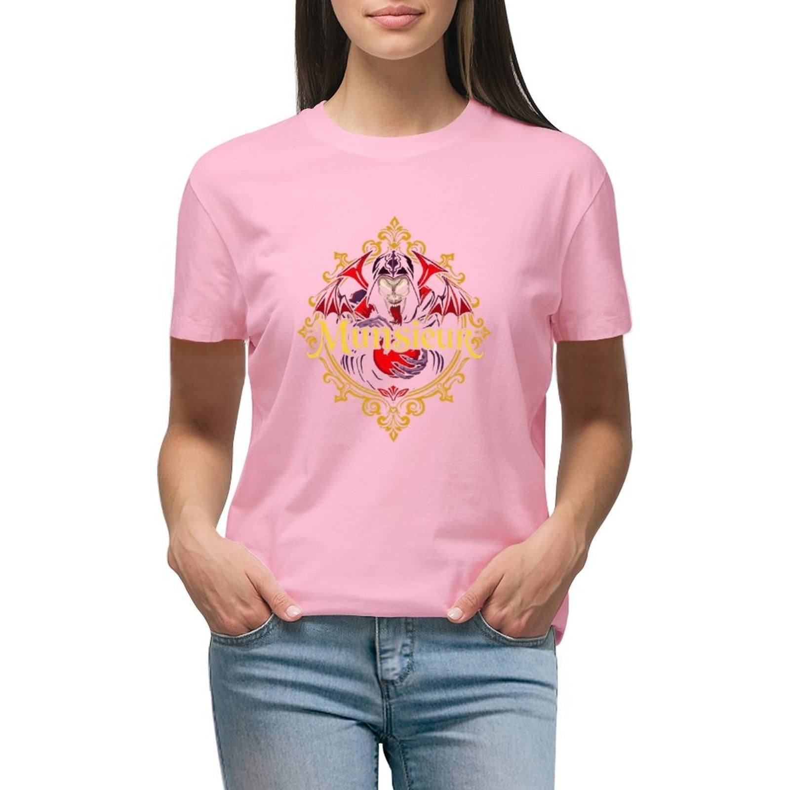 Women's Munsieur T-shirt "Noor" Valentine's Day Design Bleeding Collection