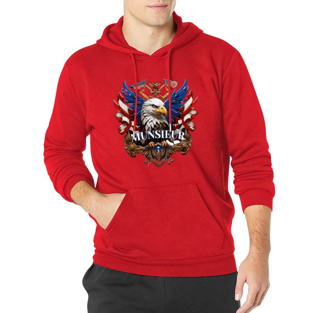Munsieur Men's Hoodie "American Pride" Independence Day Collection 4th of July