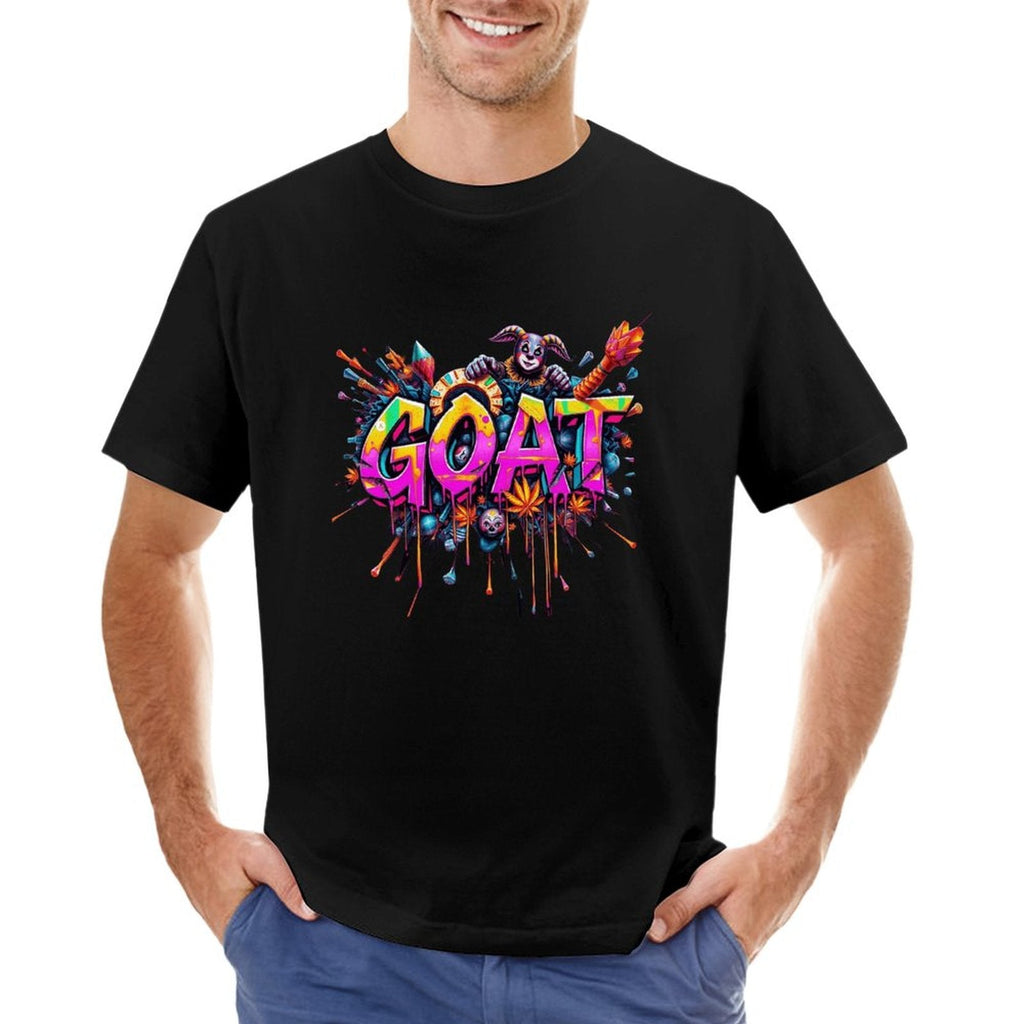MUNSIEUR Mardi Gras Tee for Men – "GOAT" Elite Legacy Streetwear