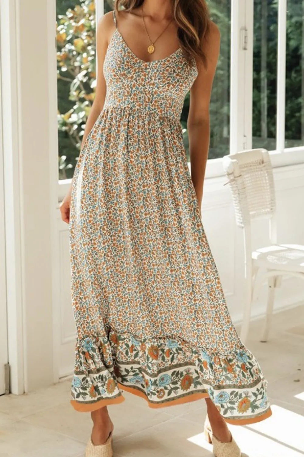 Printed Maxi Dress