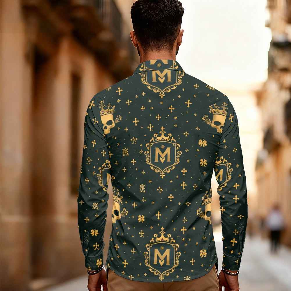 MUNSIEUR Men's Long-Sleeved Tee