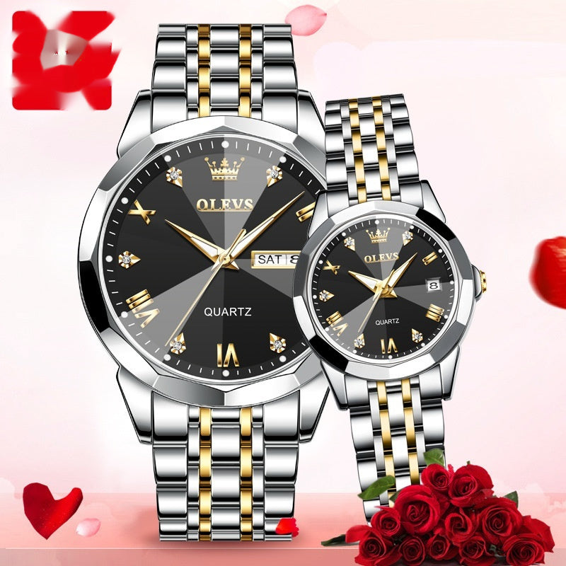 Watch Valentine's Day Gift Couple Watch His and Hers Set