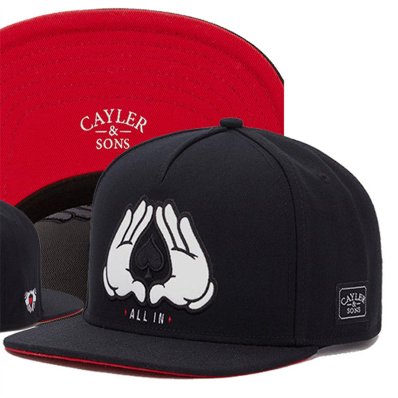 Gesture Embroidery Baseball  American Hat Assorted