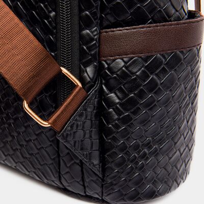 Stylish PU Leather Backpack for Everyday Adventures