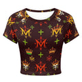 Tight cropped navel-baring T-shirt Birthday Collection