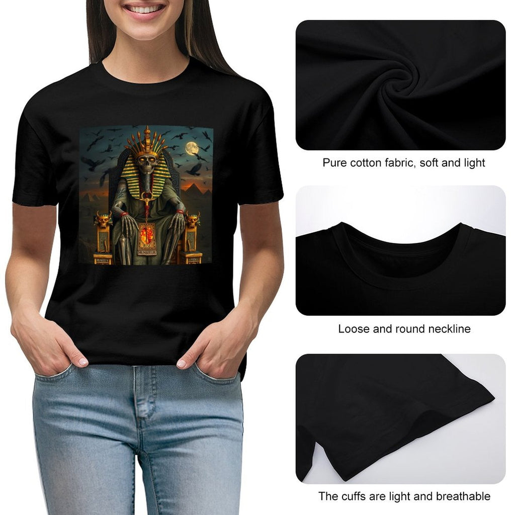 Munsieur Pharaoh's Reign Collection Women's T-Shirt (High Definition & Front Printing)