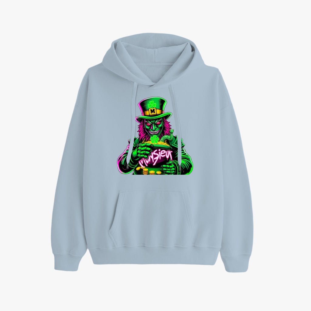 St. Patrick's Day Collection Munsieur Leprechaun Mafia Unisex Premium Pullover Hoodie Sweater
