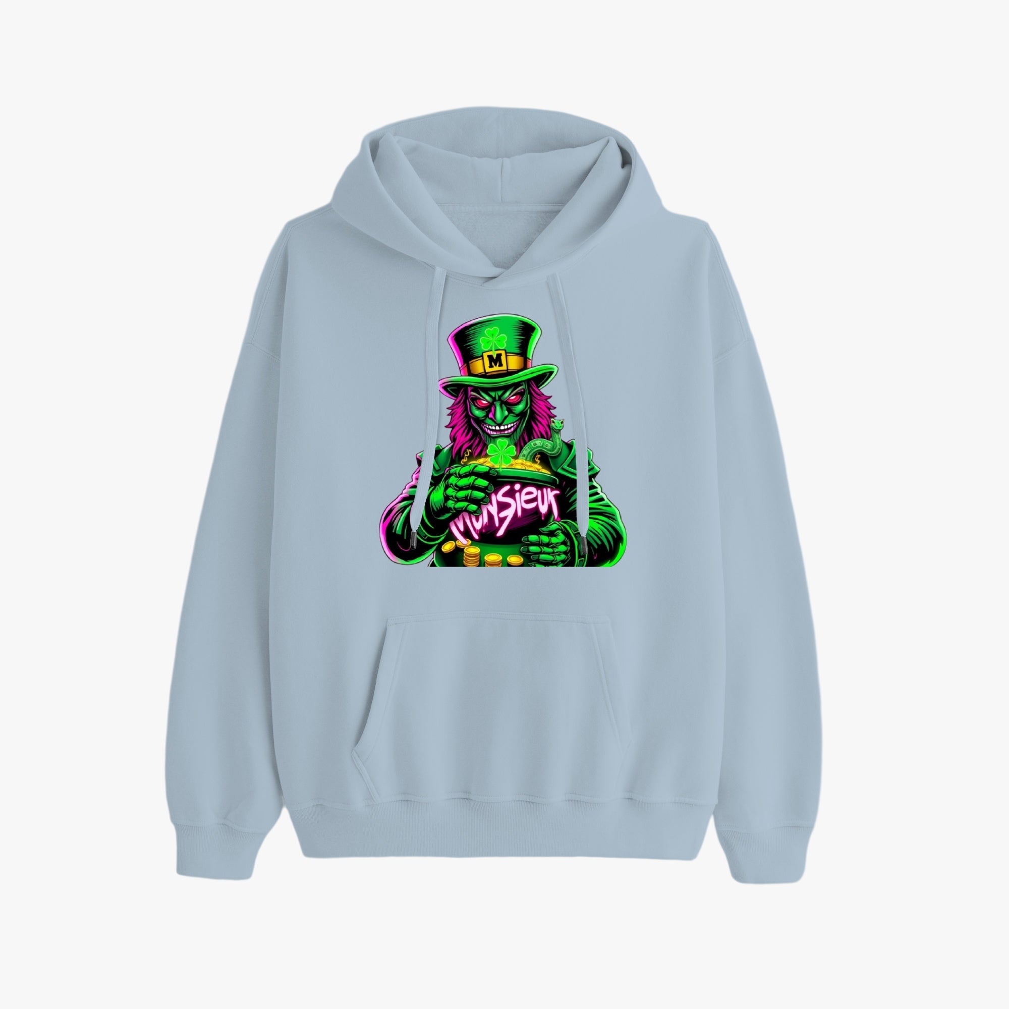St. Patrick's Day Collection Munsieur Leprechaun Mafia Unisex Premium Pullover Hoodie Sweater