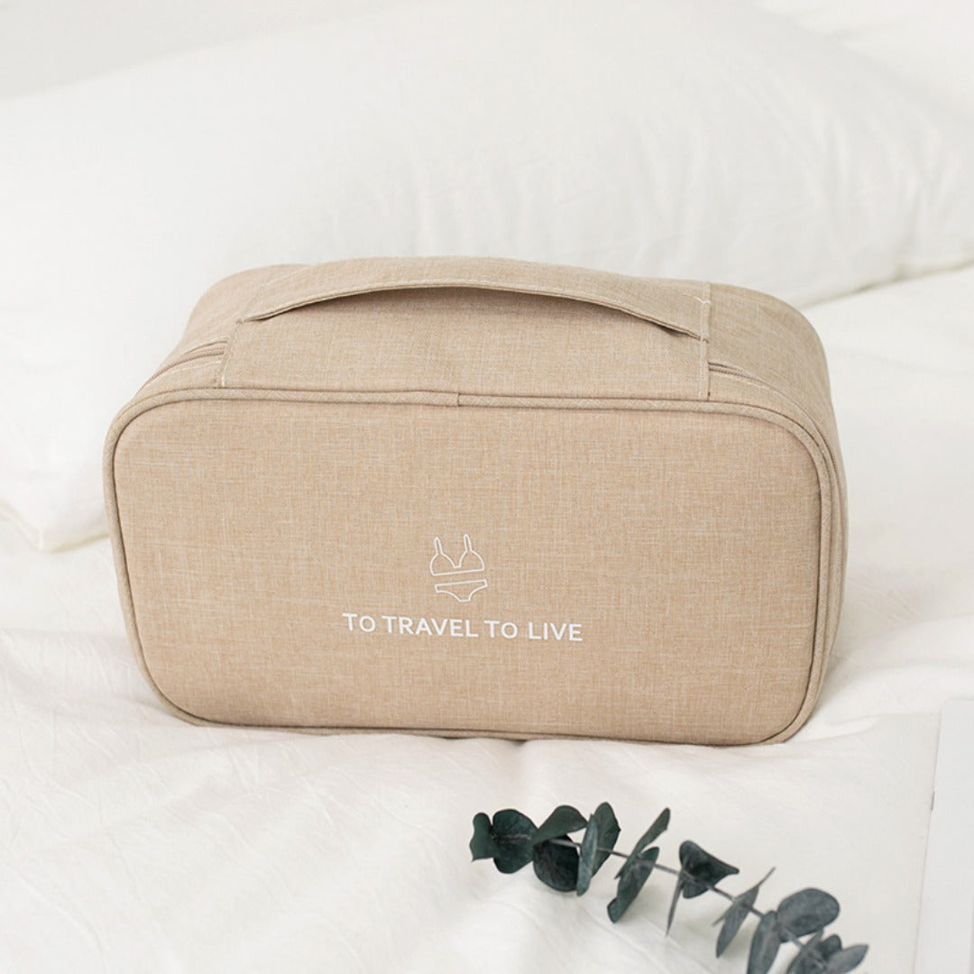 Oxford cloth underwear and socks storage bag, modern simple and fashionable large-capacity convenient finishing bag, underwear storage bag