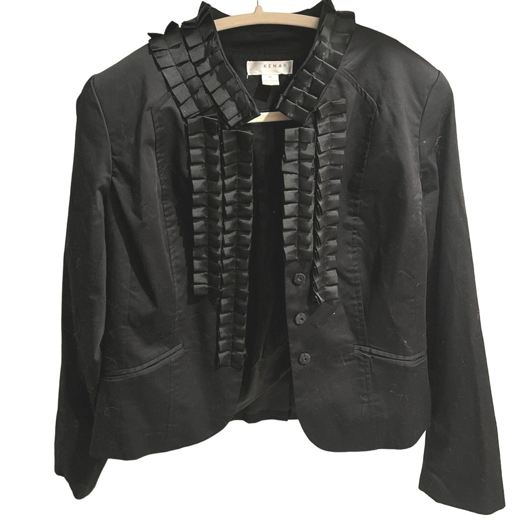 Pre-Loved Embellished Formal Blazer – Black