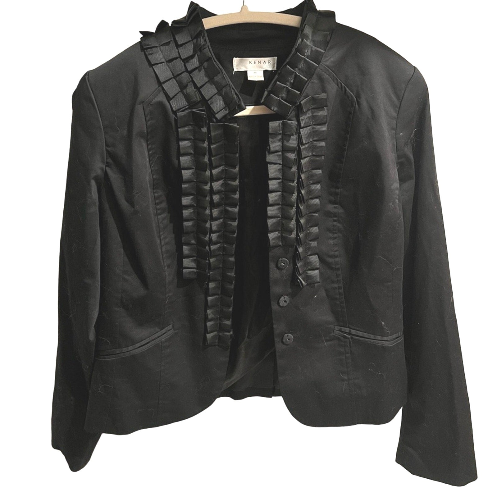 Pre-Loved Embellished Formal Blazer – Black