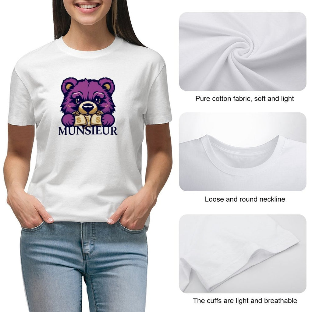 MUNSIEUR T-Shirt for Women The Ultimate Blend of Fashion and Fit for Her