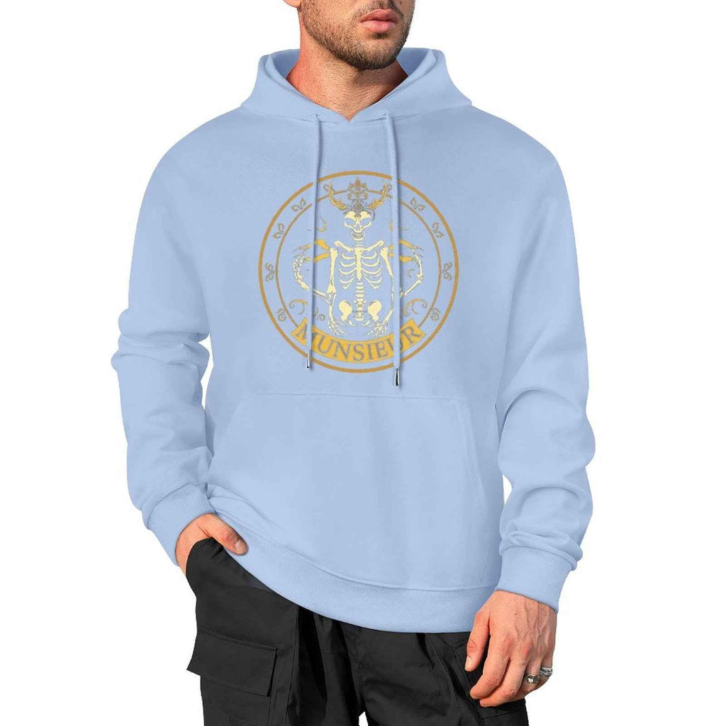 Shadow Reaper Hoodie - Luxe Skull Embroidery Gothic Streetwear