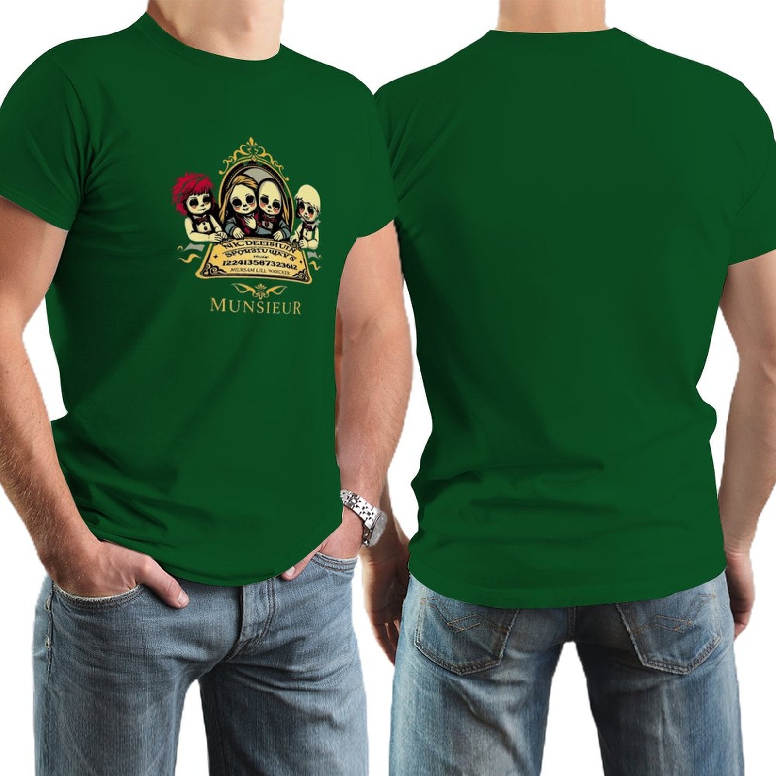Men's Munsieur Halloween Tee "Ouija" Designer Streetwear for Men
