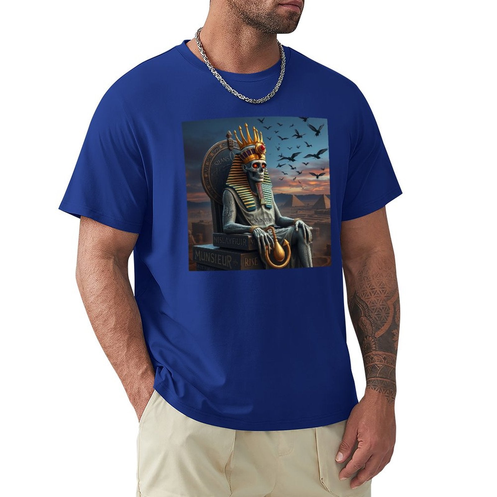 Munsieur Pharaoh's Reign Collection Men's Tee II (High Definition & Front Printing)