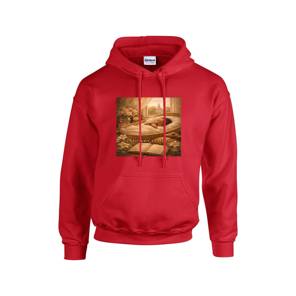 Men's MLK Hoodie "The Birth" - USA Printed Double Sided