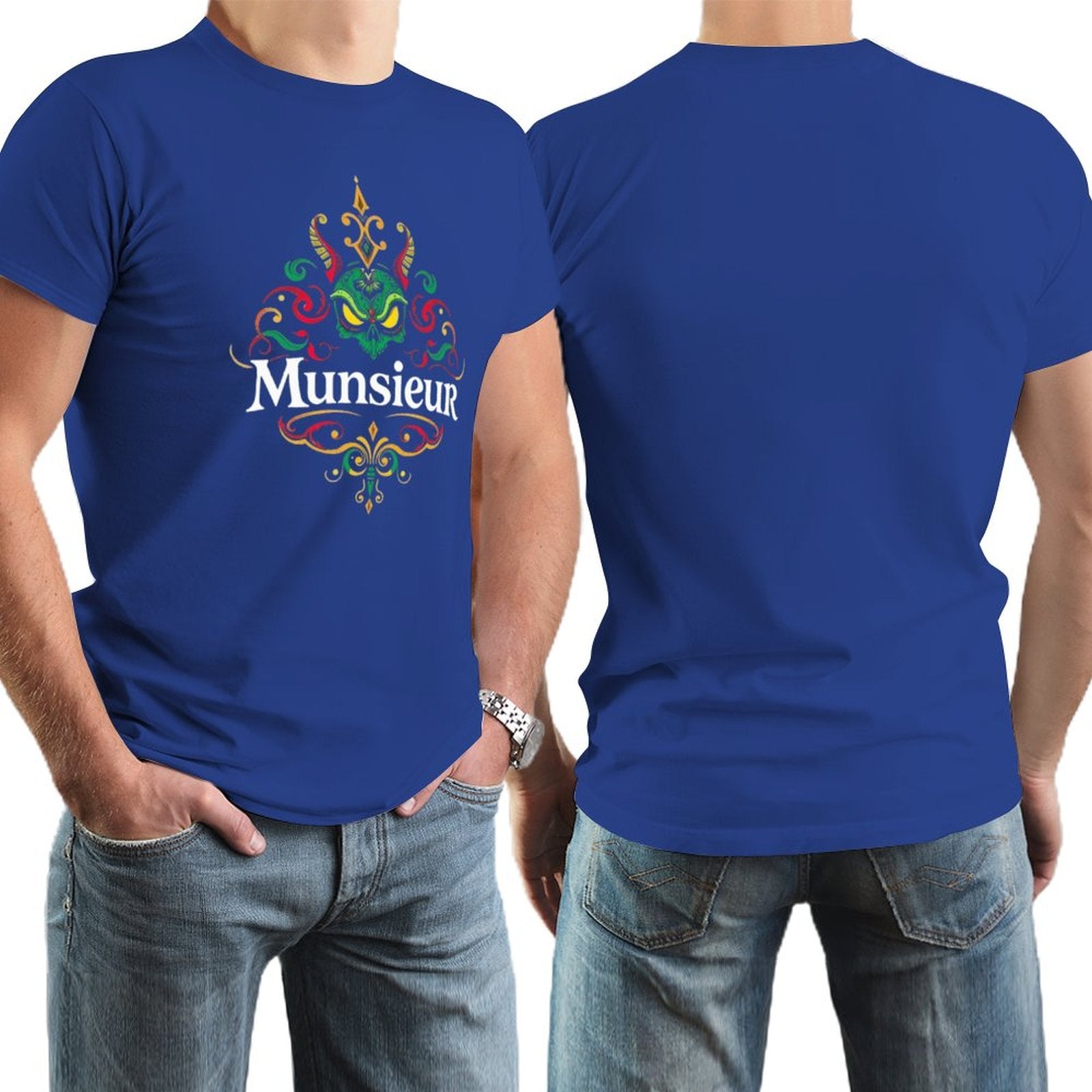 Munsieur Halloween Tee for Men "Big Jin" Streetwear