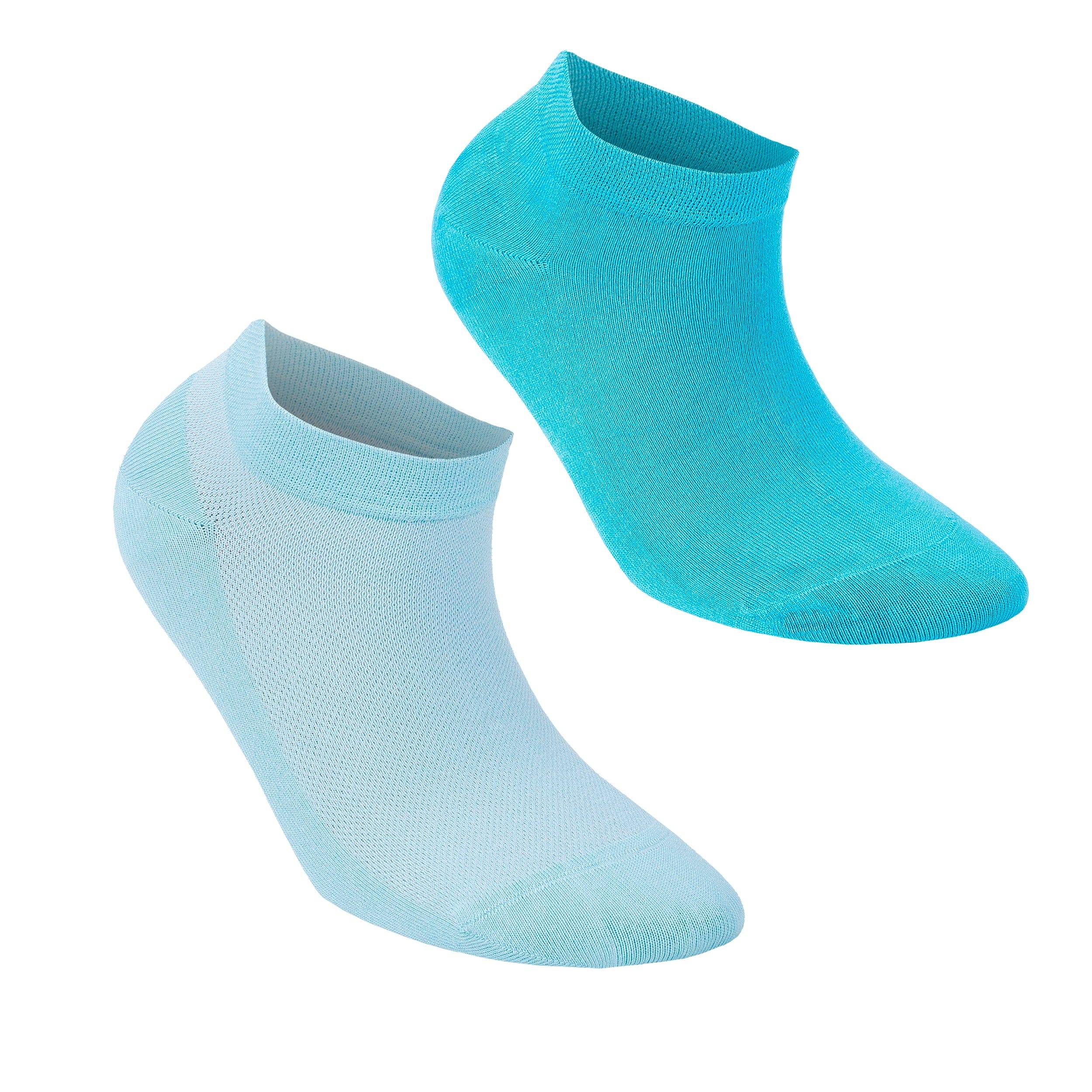 Women’s Bamboo Ankle Socks 8-Pack – Mixed Colors Soft Thin Low-Cut Socks