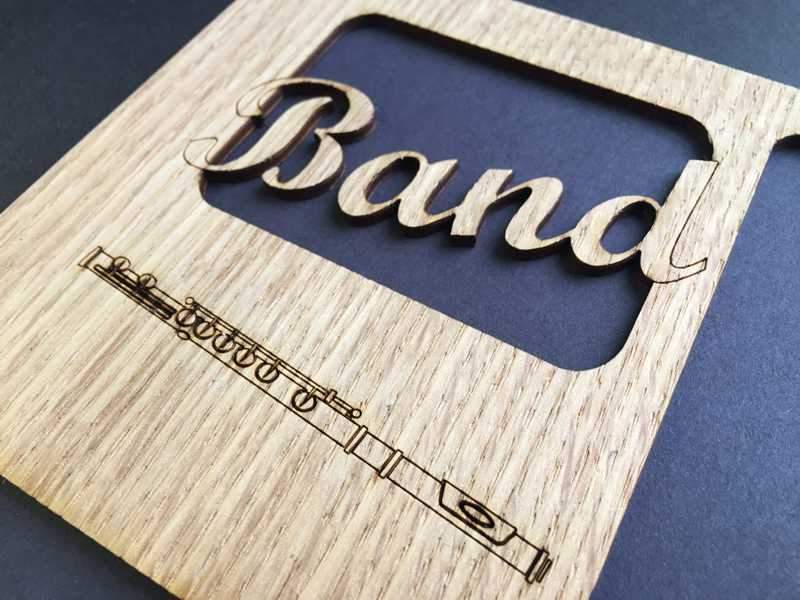Band Picture Frame - 8x10 Frame Hold 5x7 Photo
