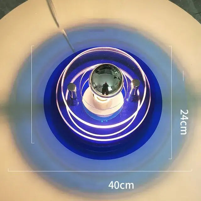 Bauhaus modern acrylic ufo led wall lamp for living room