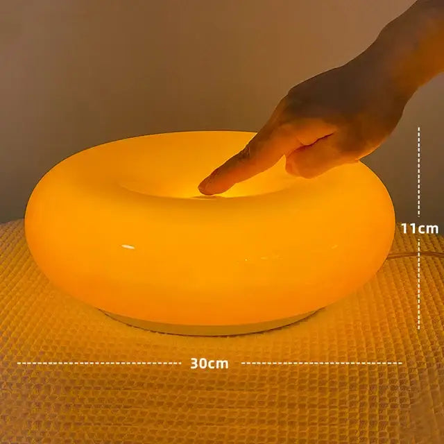 Bauhaus orange glass style soap dish bedroom accessory