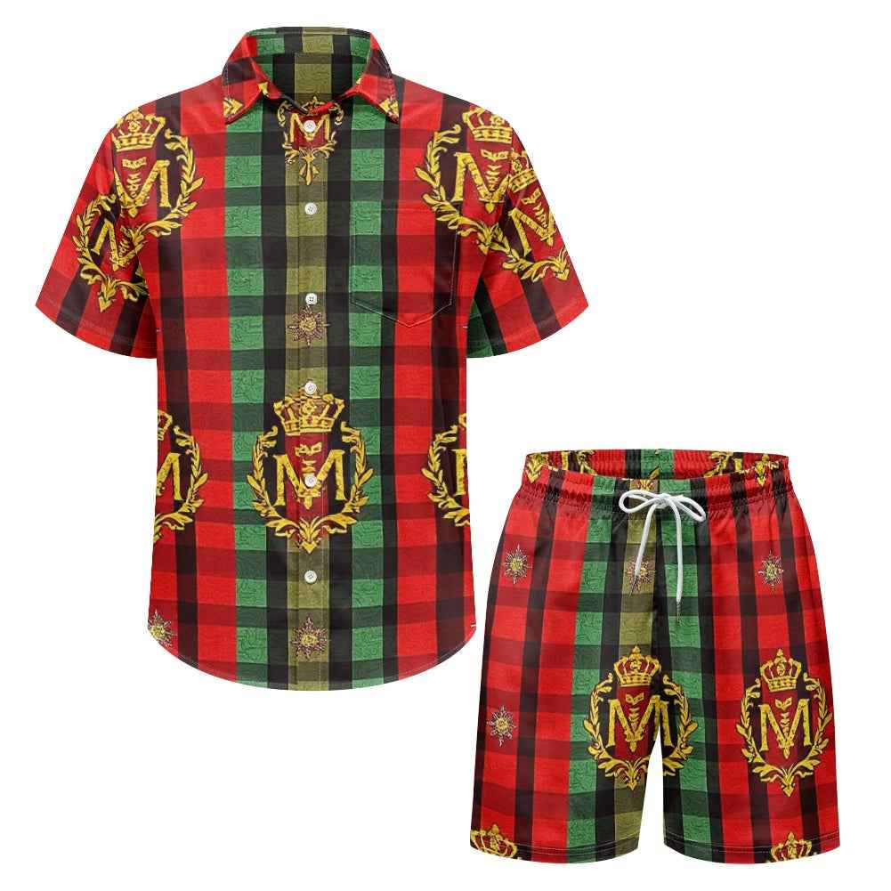 Men's Summer Shorts Set - Two Piece Casual Outfit for Men