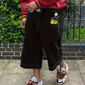 Men's Loose Hip Hop Seven Points Denim Shorts