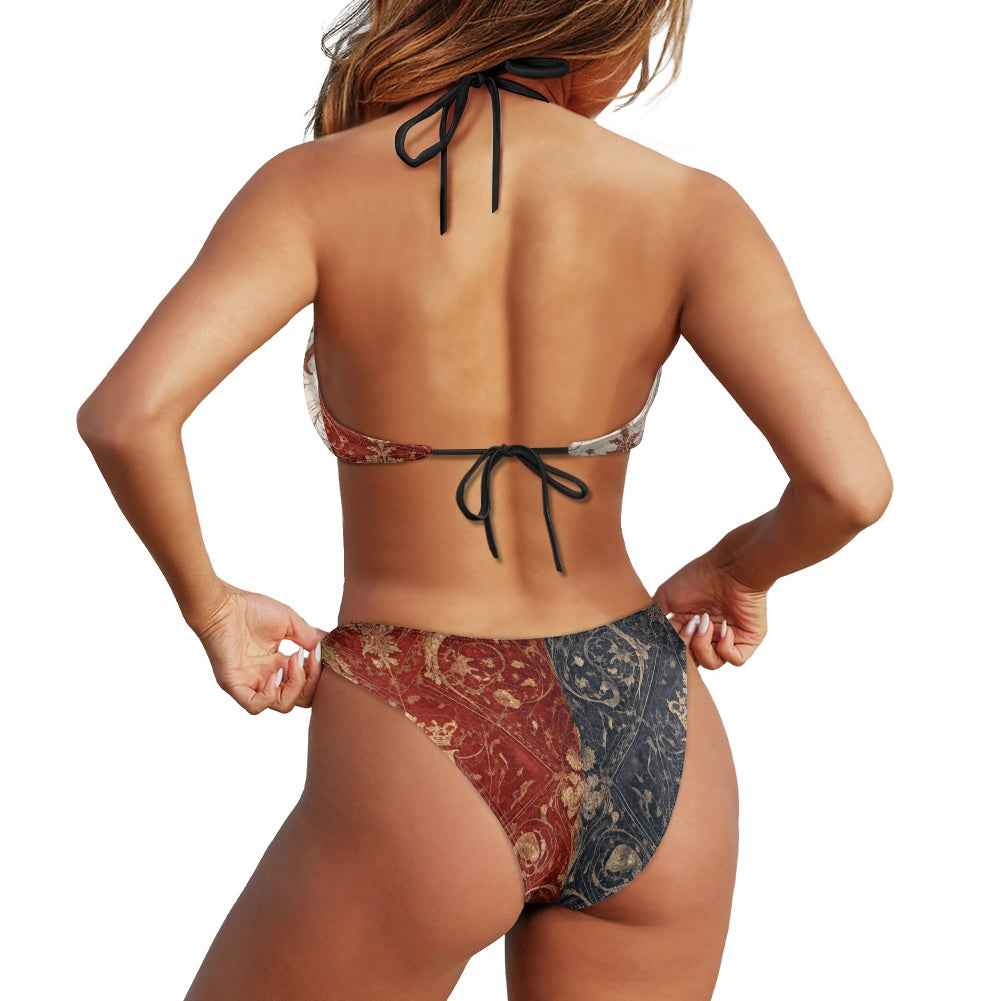 MUNSIEUR Wrapped-chest Bikini 4th of July Collection