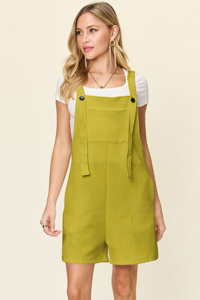 MUNSIEUR Textured Sleeveless Romper - Luxury Designer Jumpsuit for Women