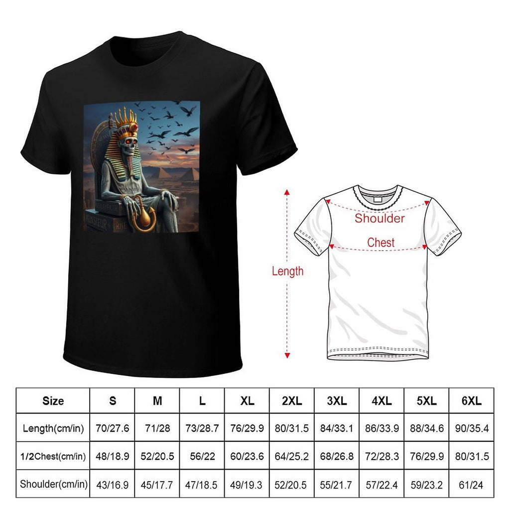 Munsieur Pharaoh's Reign Collection Men's Tee II (High Definition & Front Printing)