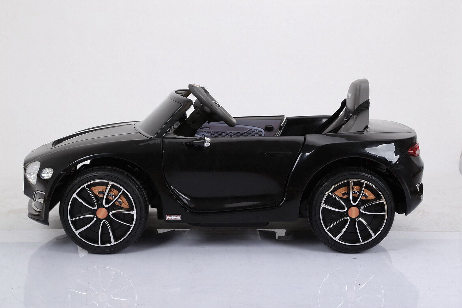 Bentley Kids Electric Ride On Car Toy Racer with 2-Speed and Remote Control - Licensed US Version