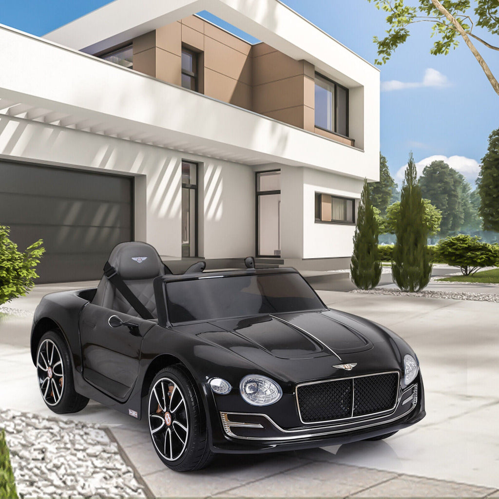 Bentley Style 12V Electric Ride-On Car with Remote Control and LED Lights for Kids
