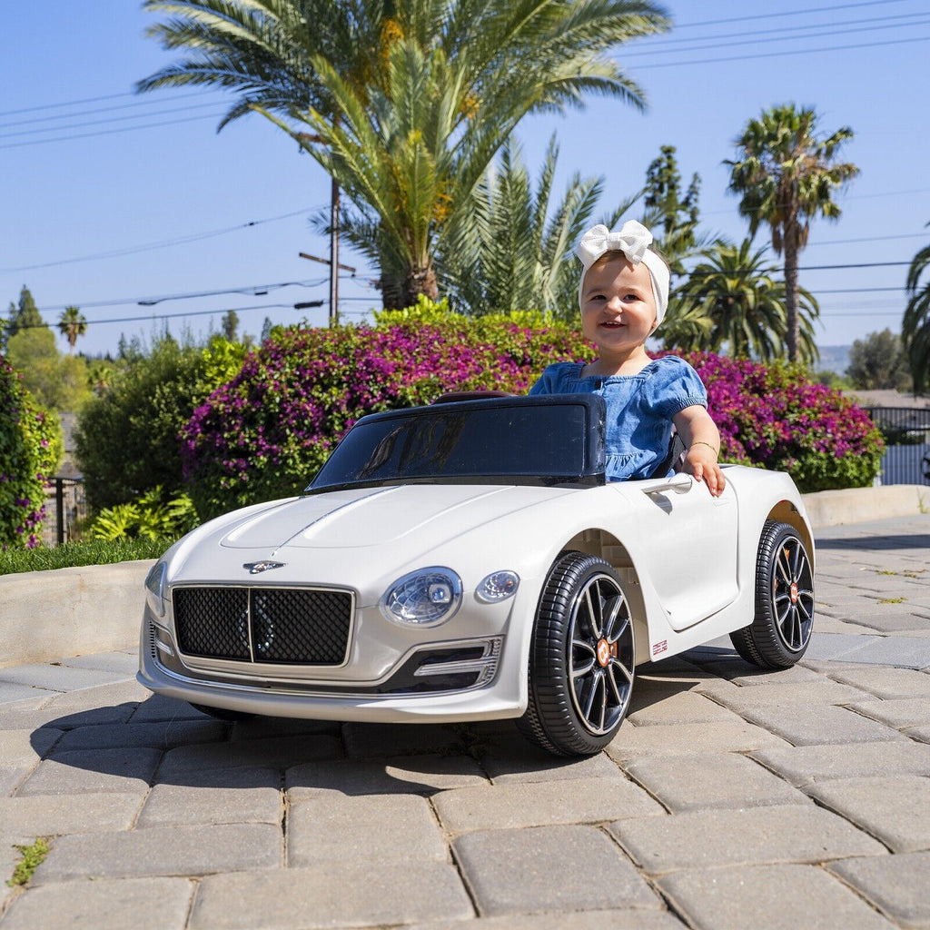Bentley Style 12V Electric Ride-On Car with Remote Control and LED Lights for Kids