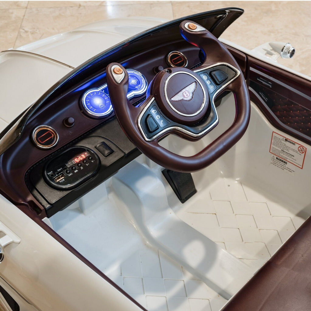 Remote Control Bentley Style Electric Car for Kids - 12V Ride-on Toy