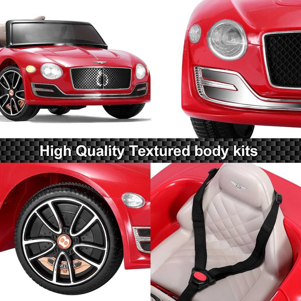 Bentley Style 12V Kids Electric Car with Parent Remote Control