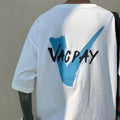 Pure Cotton Hong Kong Style Retro Short-sleeved T-shirt Men