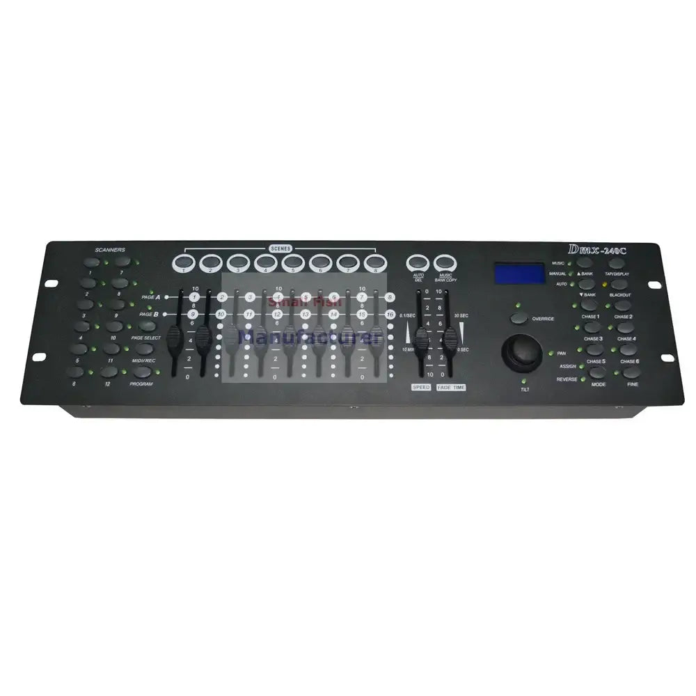 Black 240c dmx controller stage and party lighting