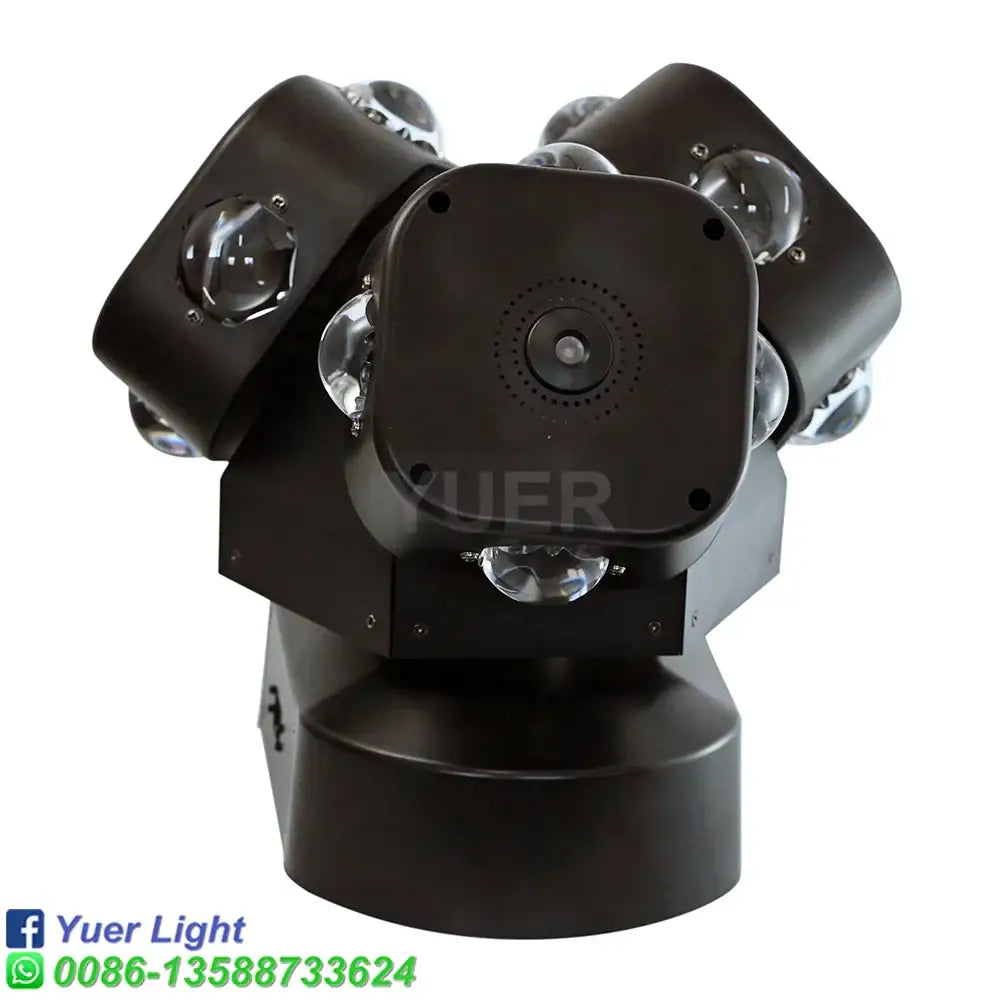 Black 3 head moving head light with laser for event room