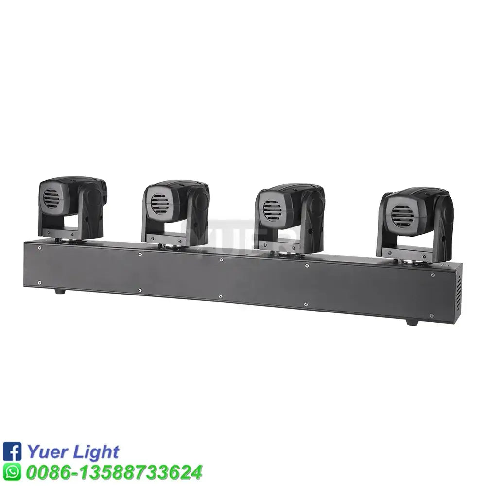 Black 4 head rgbw mini moving head light bar for bar and stage