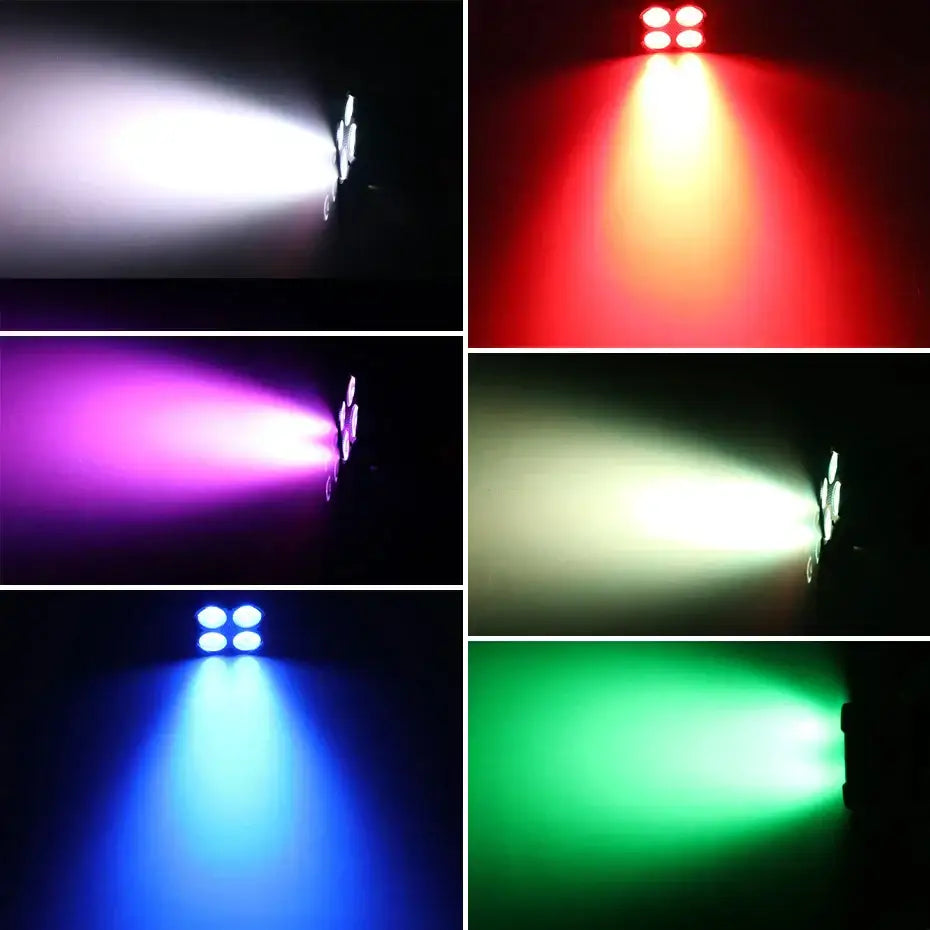 Black 4x8w mini rgbw led stage par light for party and dj events