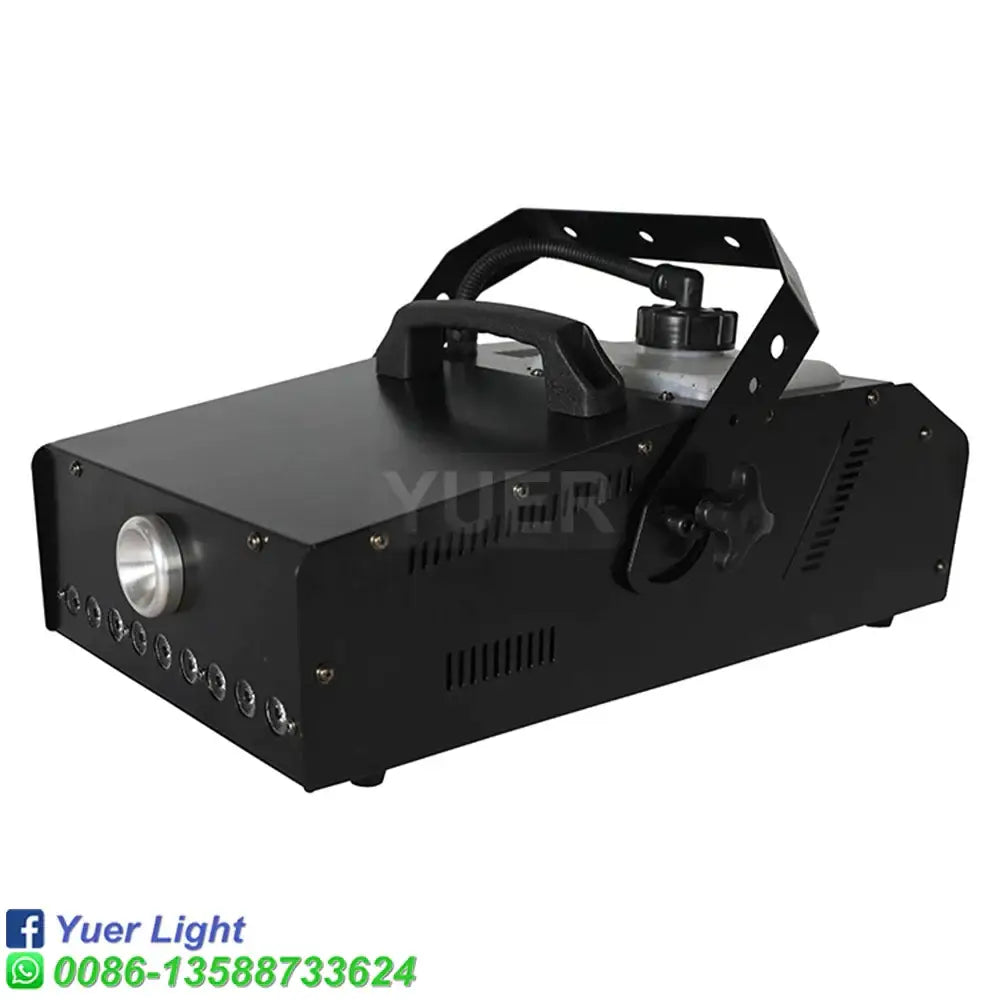 Black and silver 3000w rgb led fog machine stage light