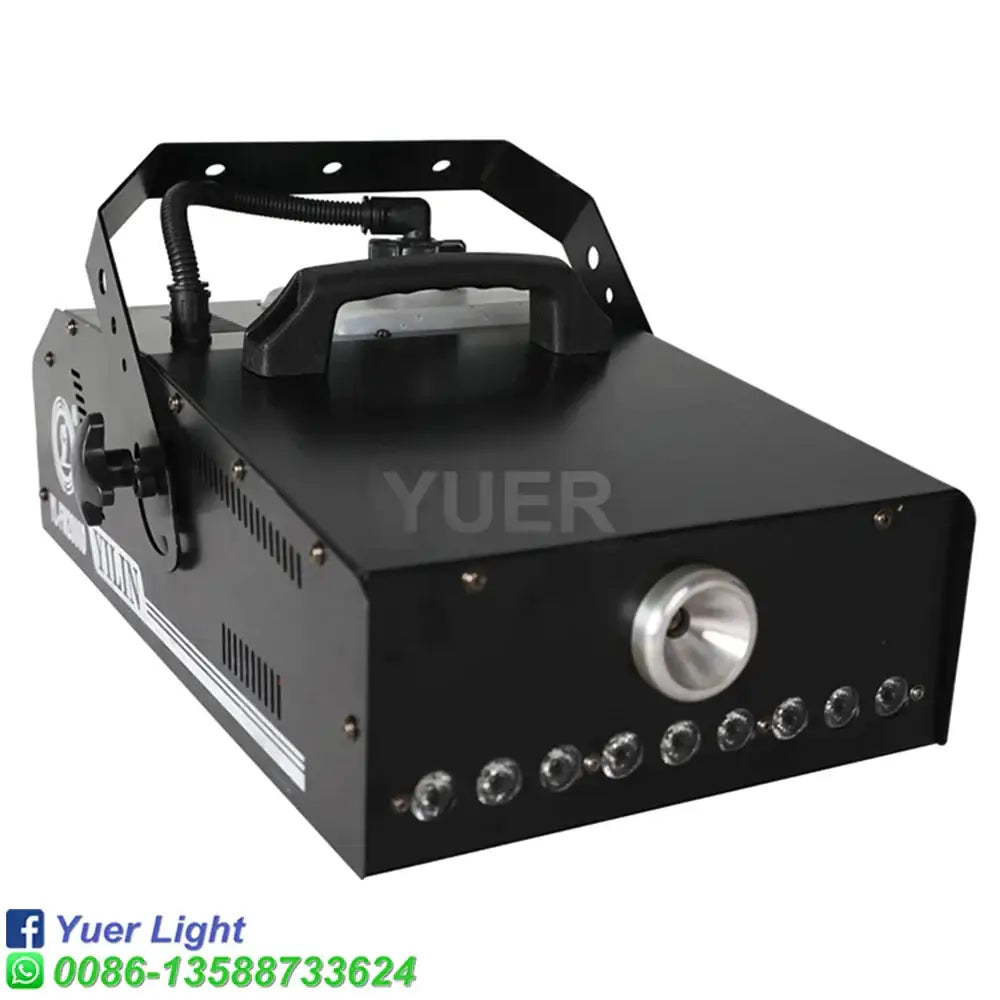 Black and silver 3000w rgb led fog machine stage light