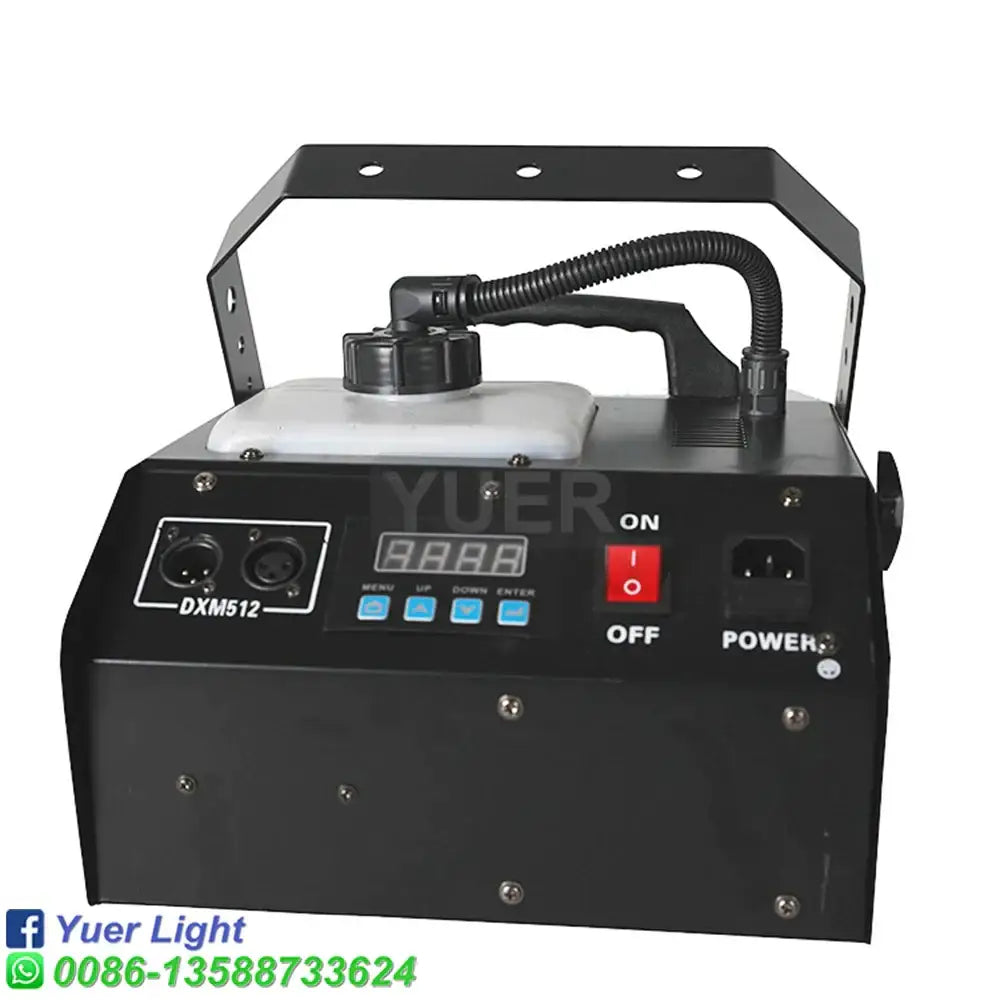 Black and silver 3000w rgb led fog machine stage light