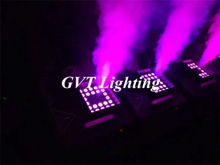 Black led rgb 3in1 smoke machine stage special effects event room