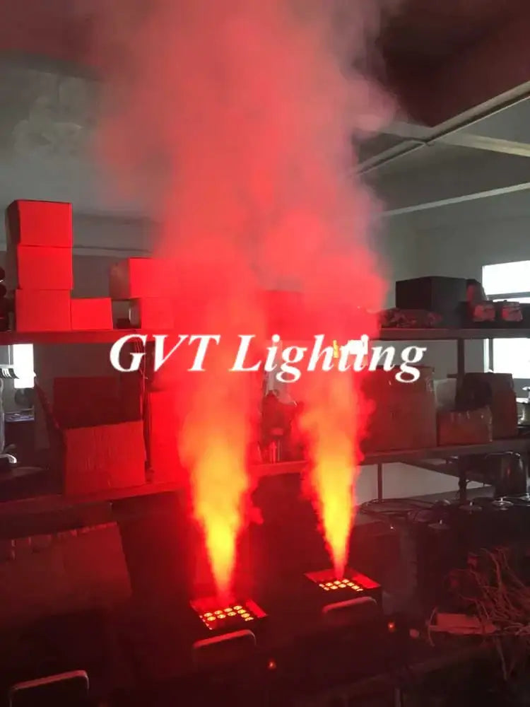 Black led rgb 3in1 smoke machine stage special effects event room