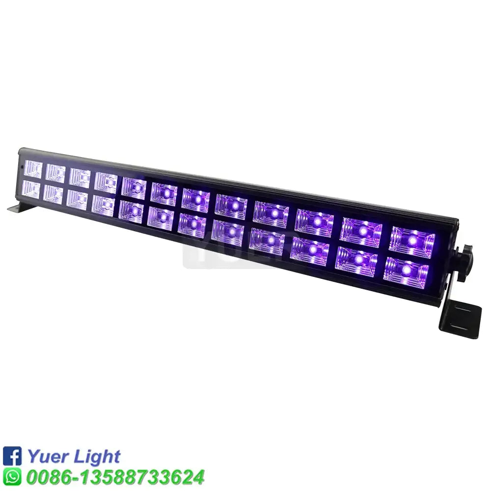 Black led uv bar stage light 24x3w led club party lamp