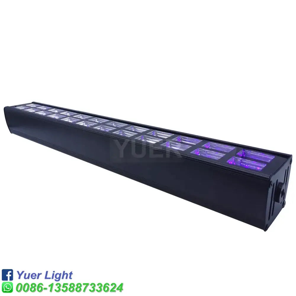 Black led uv bar stage light 24x3w led club party lamp