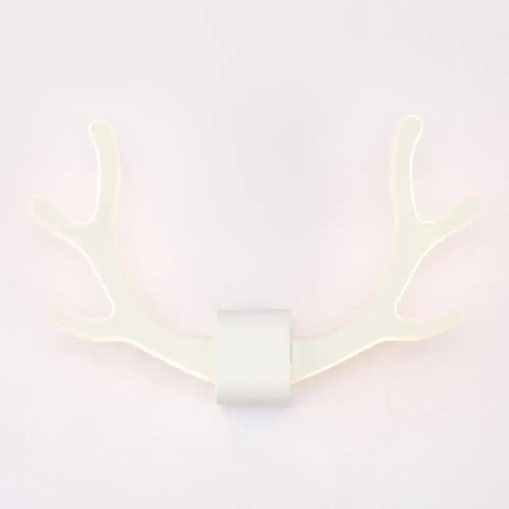 Black metallic antler sconce wall mounted lighting for bedroom
