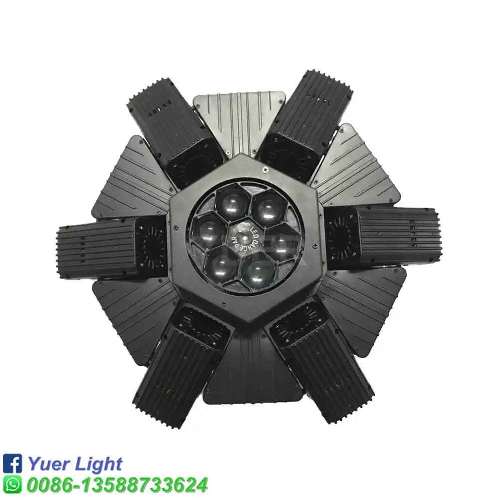 Black rotating bee eye led strobe beam moving head stage light