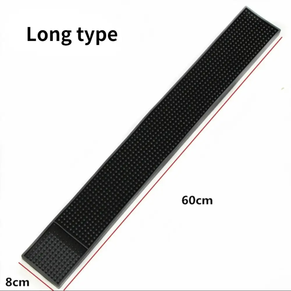 Black rubber raised dot coffee bar cup mats kitchen drain mat